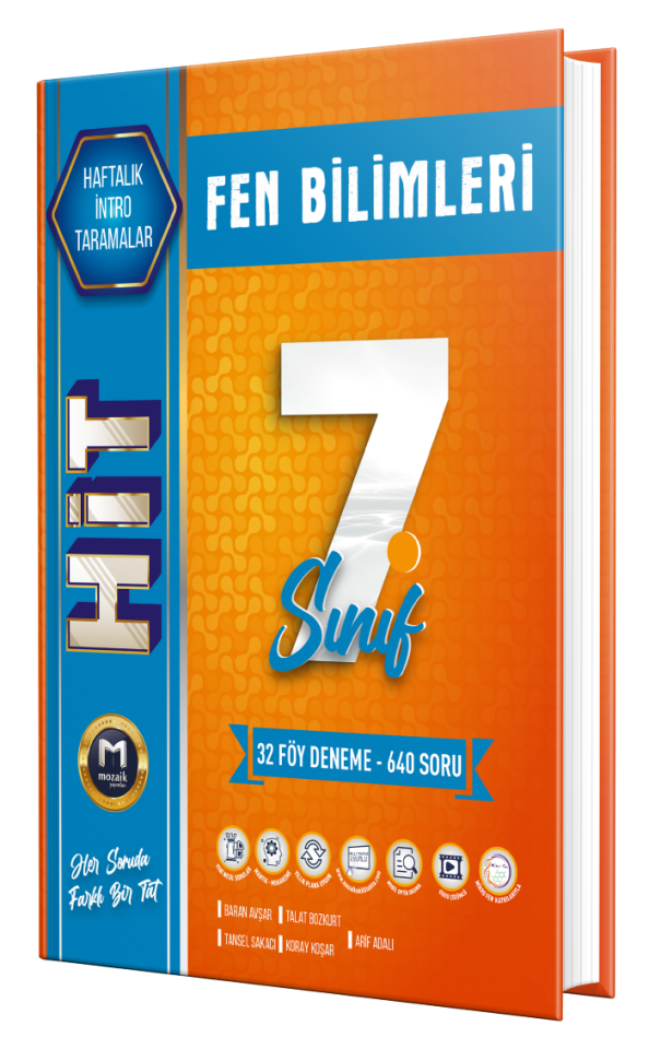 Mozaik Yayınları 7.Sınıf Fen Bilimleri Hit 32'Li Deneme