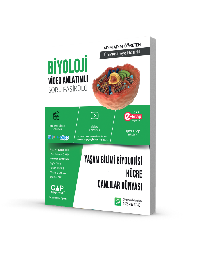 2026 Çap Yayınları Tyt Ayt Biyoloji Yaşam Biyolojisi Soru Fasikülü