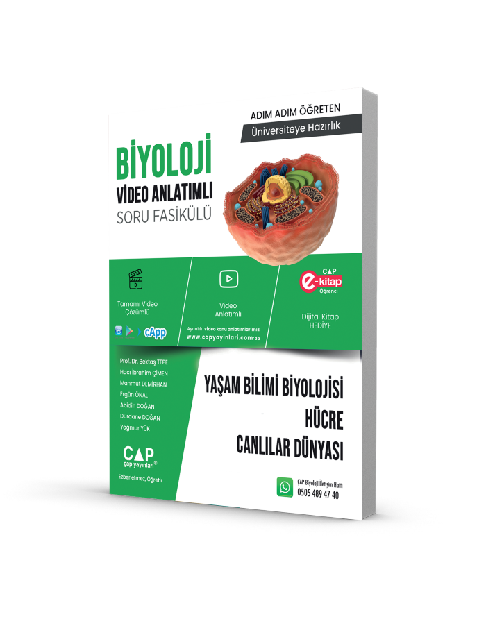 2026 Çap Yayınları Tyt Ayt Biyoloji Yaşam Biyolojisi Soru Fasikülü