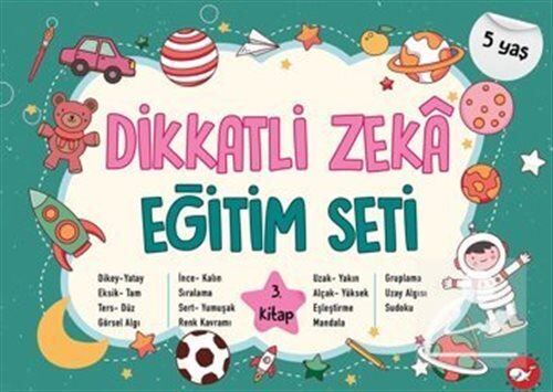 Dikkatli Zeka Eğitim 3. Kitap - 5 Yaş