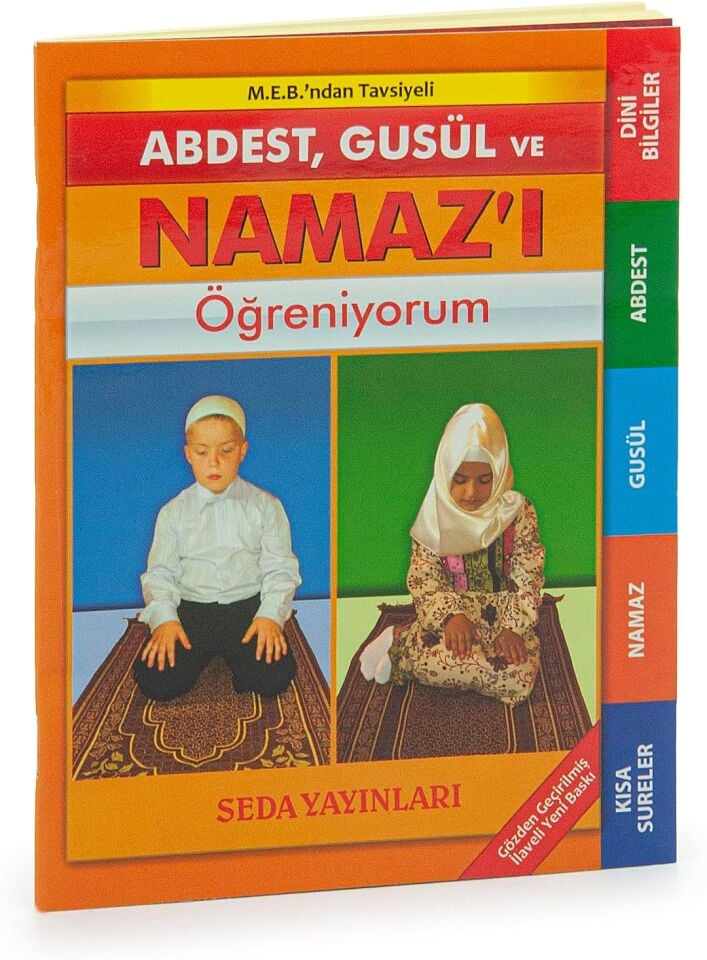 Seda Yayınları Abdest, Gusül ve Namazı Öğreniyorum Çanta Boy Kod: 091