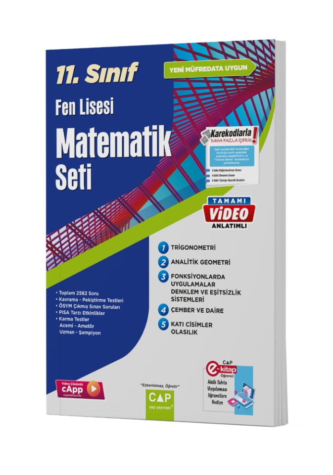 Çap Yayınları 11.Sınıf Fen Lisesi Matematik Fasikül Seti