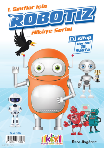 Kaliteli Eğitim Yayınları Robotiz Hikaye Serisi (10 Kitap+HDS) (Her Biri 16 Sayfa)