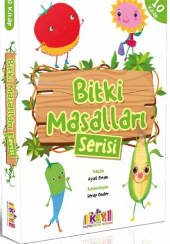 Kaliteli Eğitim Yayınları Bitki Masalları Serisi (10 Kitap+HDS) (Her Biri 24 Sayfa)