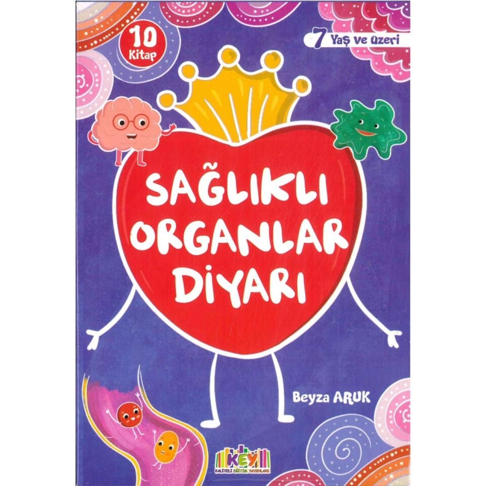 Kaliteli Eğitim Yayınları Sağlıklı Organlar Diyarı 10 Kitap 7+ Yaş Üzeri