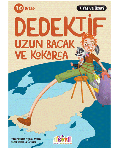 Kaliteli Eğitim Yayınları Dedektif Uzun Bacak ve Kokarca 10 Kitap