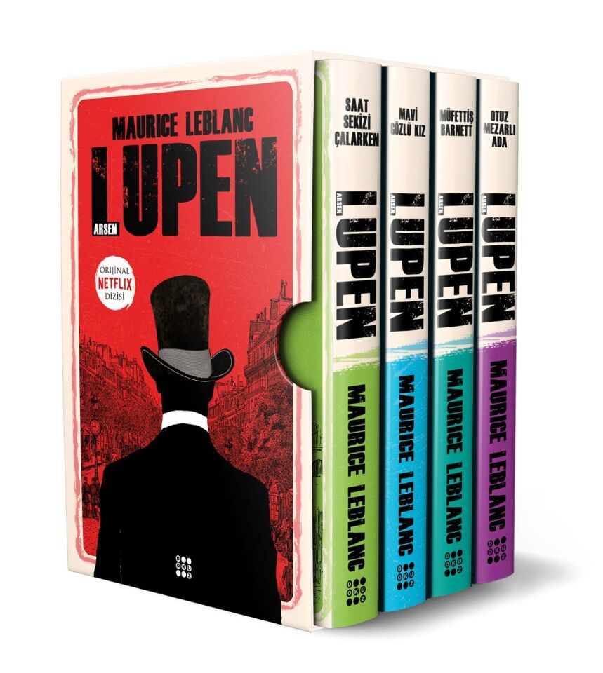 Arsen Lupen - Kutulu Siyah Set (4 Kitap Takım)