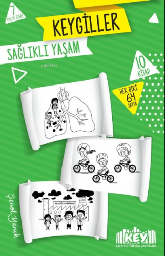Kaliteli Eğitim Yayınları Keygiller-Sağlıklı Yaşam Serisi (10 Kitap + HDS) (Her Biri 64 Sayfa)