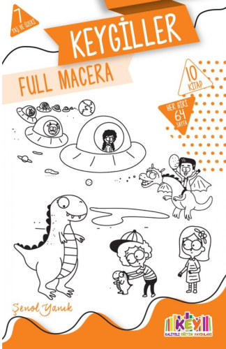 Kaliteli Eğitim Yayınları Keygiller-Full Macera Serisi (10 Kitap + HDS) (Her Biri 64 Sayfa)