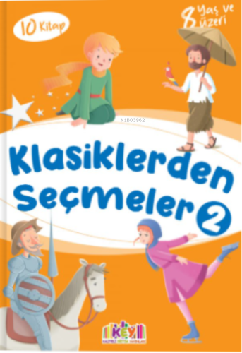 Kaliteli Eğitim Yayınları Klasiklerden Seçmeler 2.Seri (10 Kitap + HDS) (Her Biri 64 Sayfa)