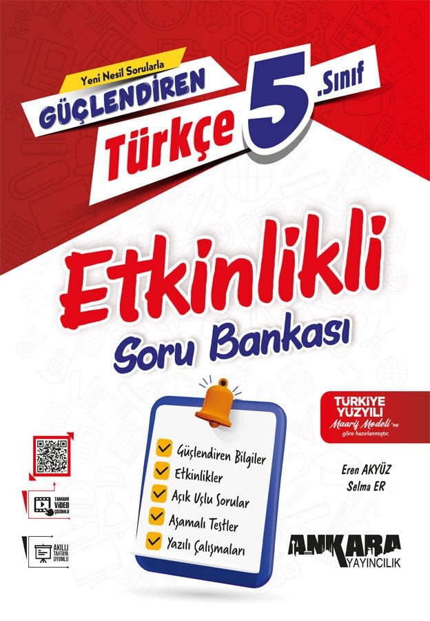 Ankara Yayıncılık 5. Sınıf Güçlendiren Türkçe Etkinlikli Soru Bankası