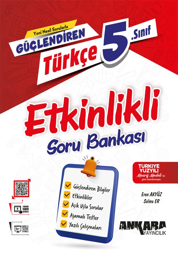 Ankara Yayıncılık 5. Sınıf Güçlendiren Türkçe Etkinlikli Soru Bankası