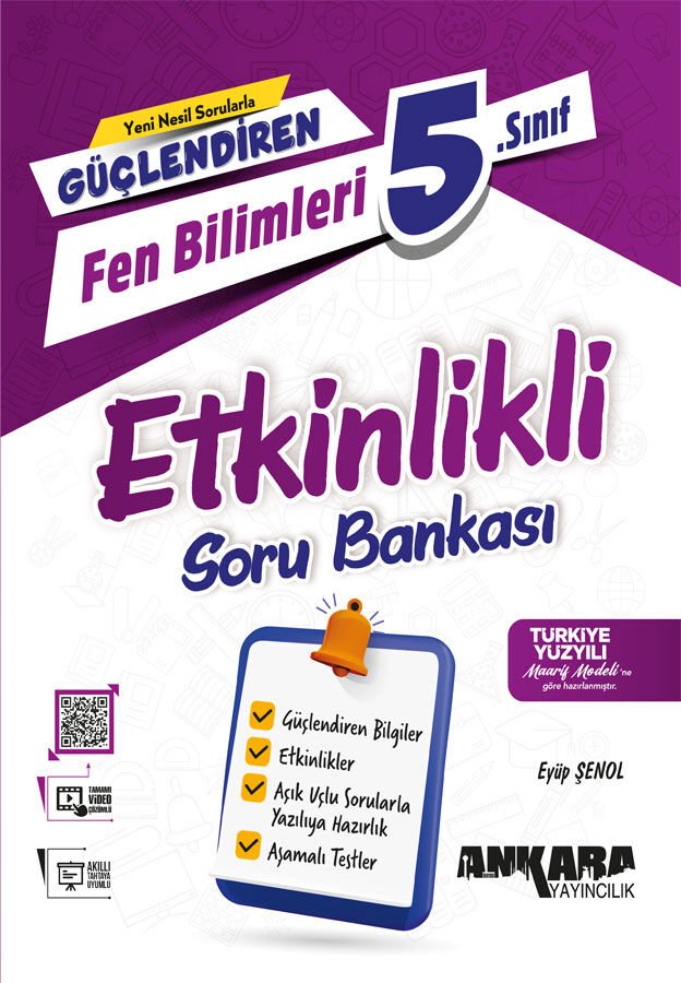 Ankara Yayıncılık 5. Sınıf Güçlendiren Fen Bilimleri Etkinlikli Soru Bankası