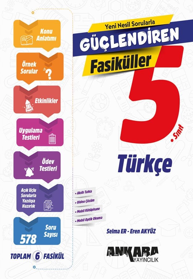 Ankara Yayıncılık 5. Sınıf Güçlendiren Türkçe Fasikülleri