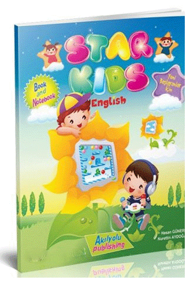 Kaliteli Eğitim Yayınları Star Kids English (Book and Notebook)