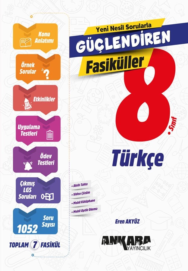 Ankara Yayıncılık 8. Sınıf Türkçe Güçlendiren SET Fasiküller 2026