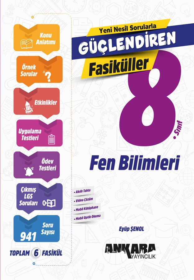 Ankara Yayıncılık 8. Sınıf Fen Bilimleri Güçlendiren SET Fasiküller