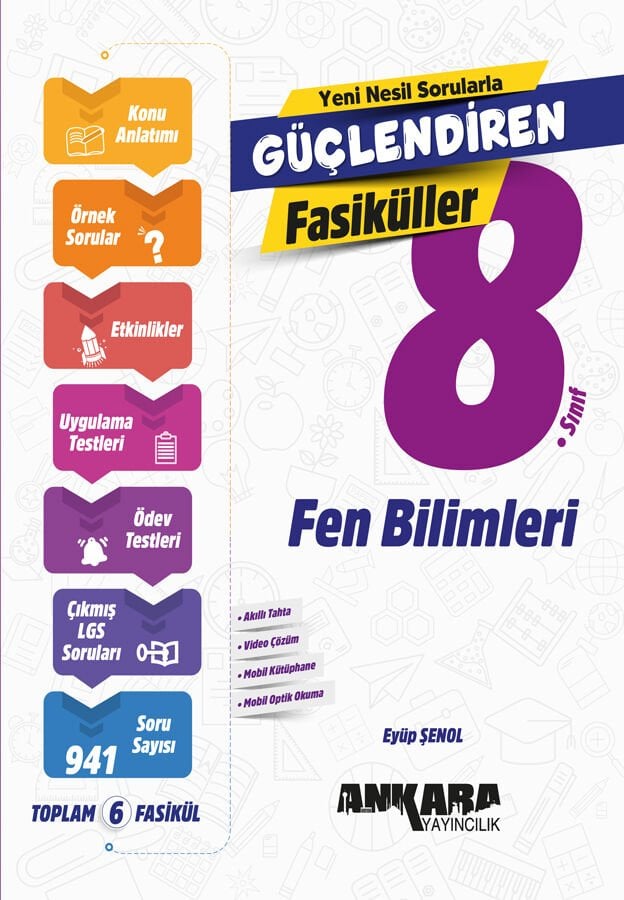 Ankara Yayıncılık 8. Sınıf Fen Bilimleri Güçlendiren SET Fasiküller