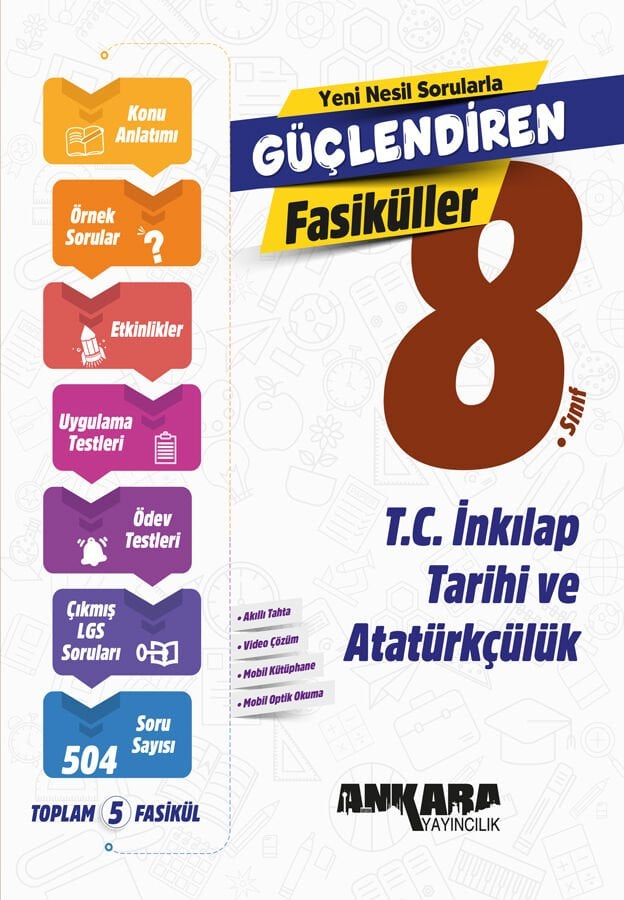 2027 Ankara Yayıncılık 8. Sınıf T.C. İnkılap Tarihi ve Atatürkçülük Güçlendiren SET Fasiküller