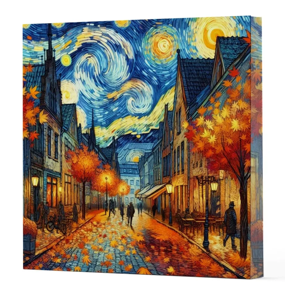 Vivago Art Van Gogh 3 Sokak - Defter 15x15 Cm