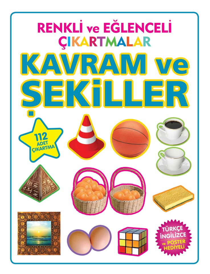 Parıltı Yayıncılık Renkli Ve Eğlenceli Çıkartmalar Kavram Ve Şekiller