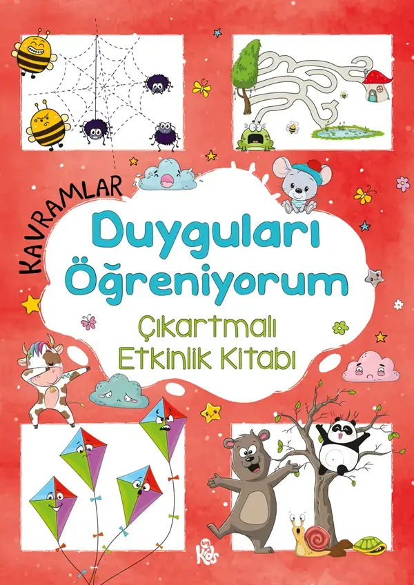 Kavramlar – Duyguları Öğreniyorum – Çıkartmalı Etkinlik Kitabı / 3 Yaş +