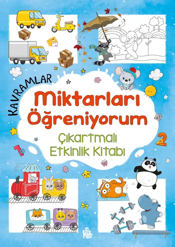 Bigkids Yayınları Kavramlar – Miktarları Öğreniyorum – Çıkartmalı Etkinlik Kitabı / 3 Yaş +