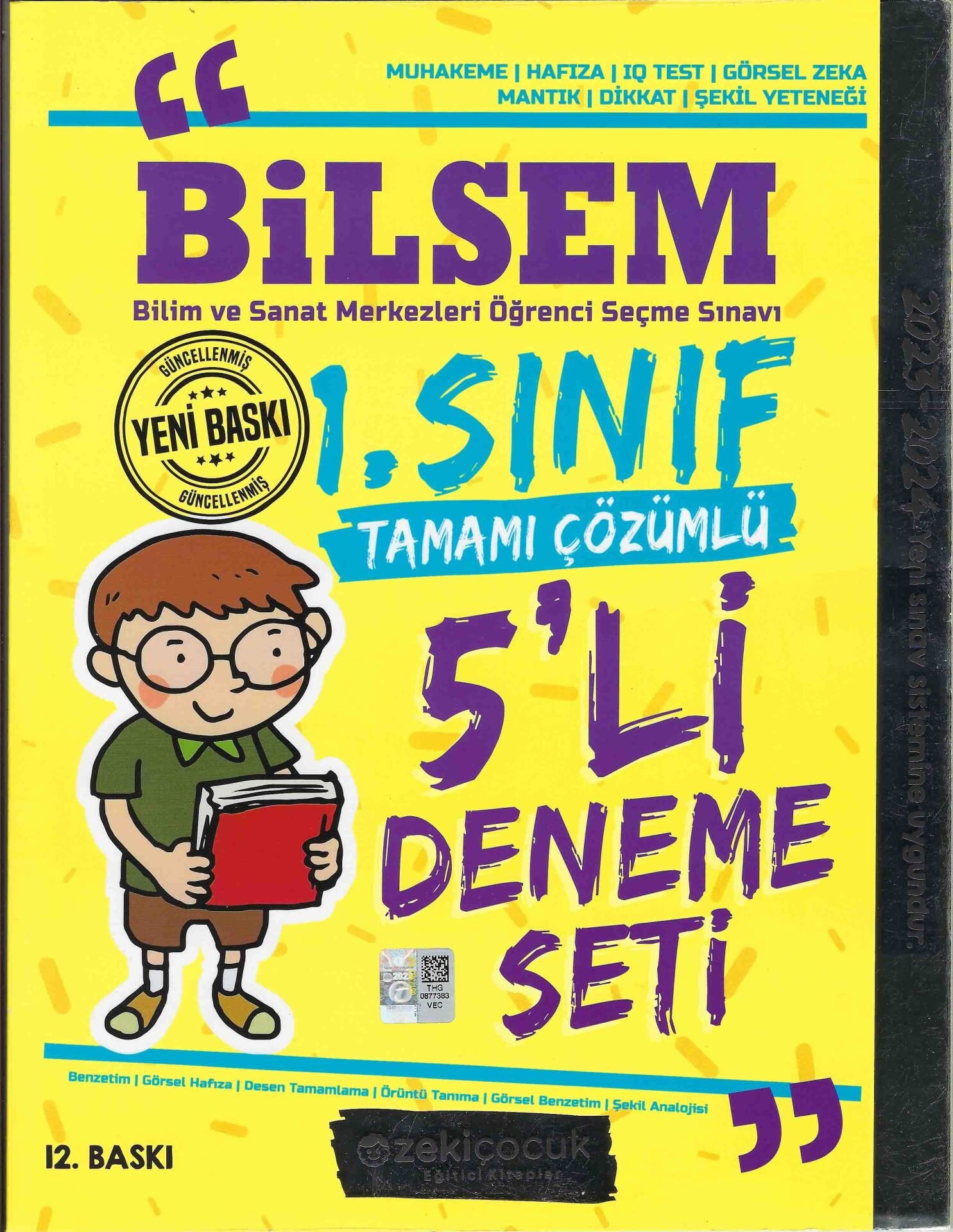 Zeki Çocuk  Bilsem 1. Sınıf Tamamı Çözümlü 5` Li Deneme Seti