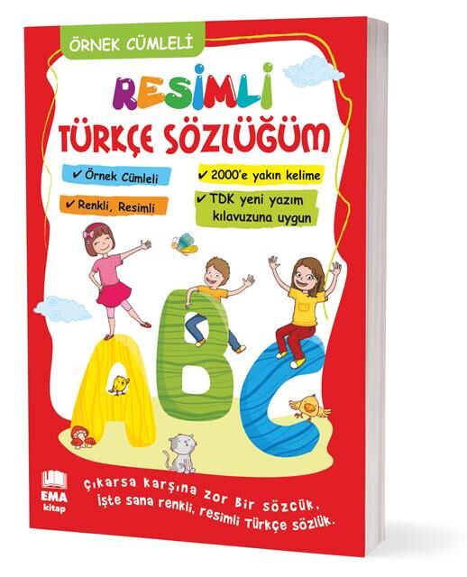 2027 Ema Kitap Resimli Türkçe Sözlüğüm (Örnek Cümleli)
