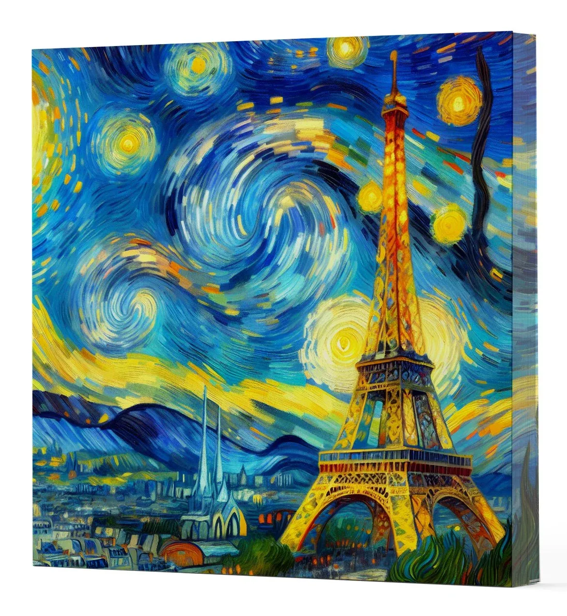 Vivago Art Van Gogh 9 Eyfel Kulesi - Defter 15x15 Cm