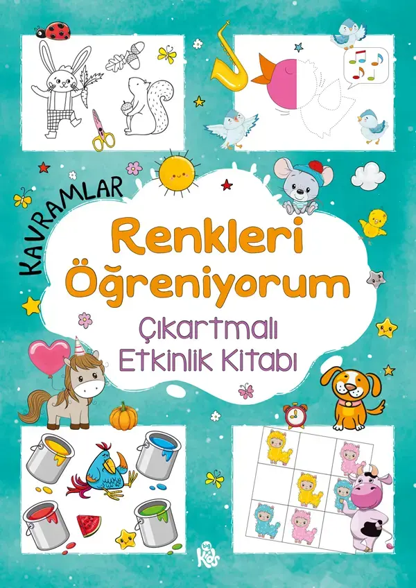 Bigkids Yayınları Kavramlar – Renkleri Öğreniyorum – Çıkartmalı Etkinlik Kitabı / 3 Yaş +
