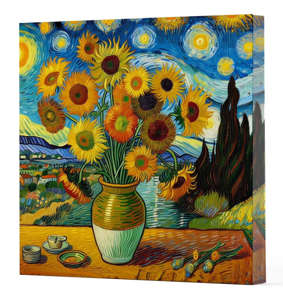 Vivago Art Van Gogh 10 Ayçiçekleri - Defter 15x15 Cm