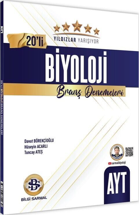 Bilgi Sarmal Yıldızlar Yarışıyor AYT Biyoloji 20li Deneme