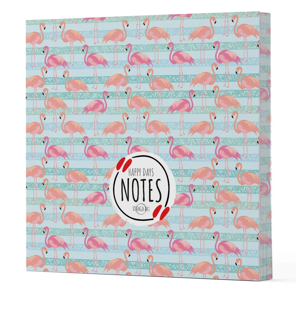 Vivago Art Flamingo 1 - Defter 15x15 Cm
