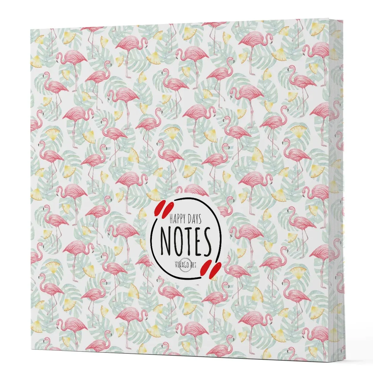 Vivago Art Flamingo 3 - Defter 15x15 Cm