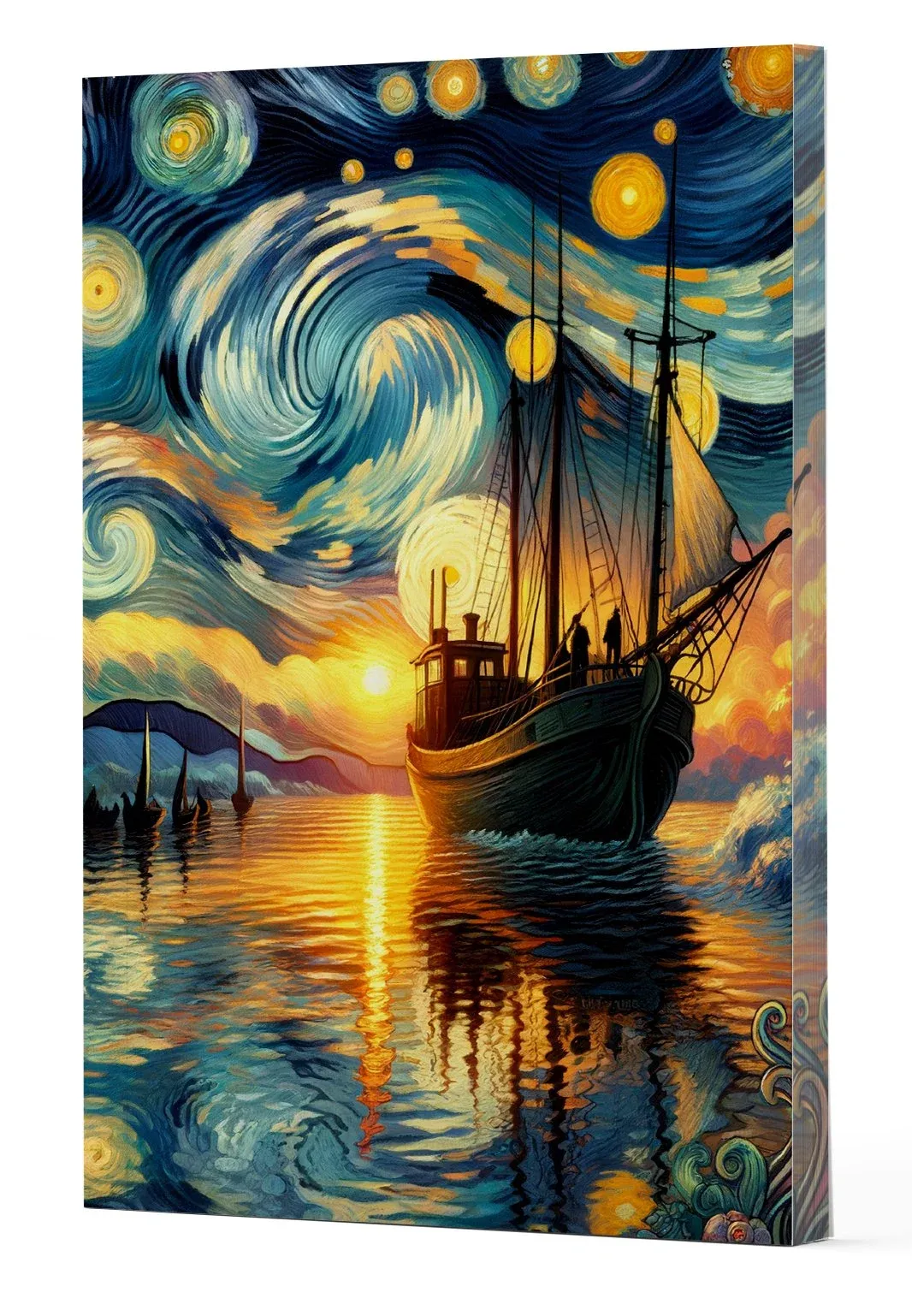 Vivago Art Van Gogh 2 Gemi - Defter 14x20 Cm