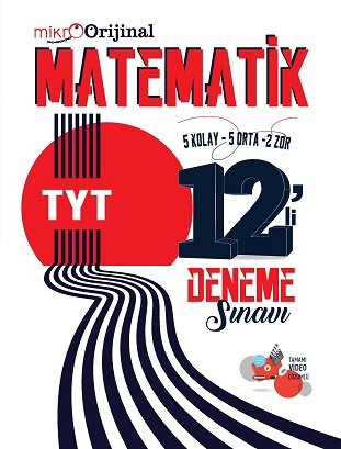 Orijinal Yayınları Mikro Orijinal Tyt Matematik 12'Li Deneme Sınavı