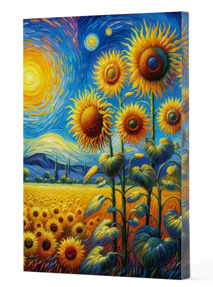 Vivago Art Van Gogh 4 Ayçiçekleri - Defter 14x20 Cm