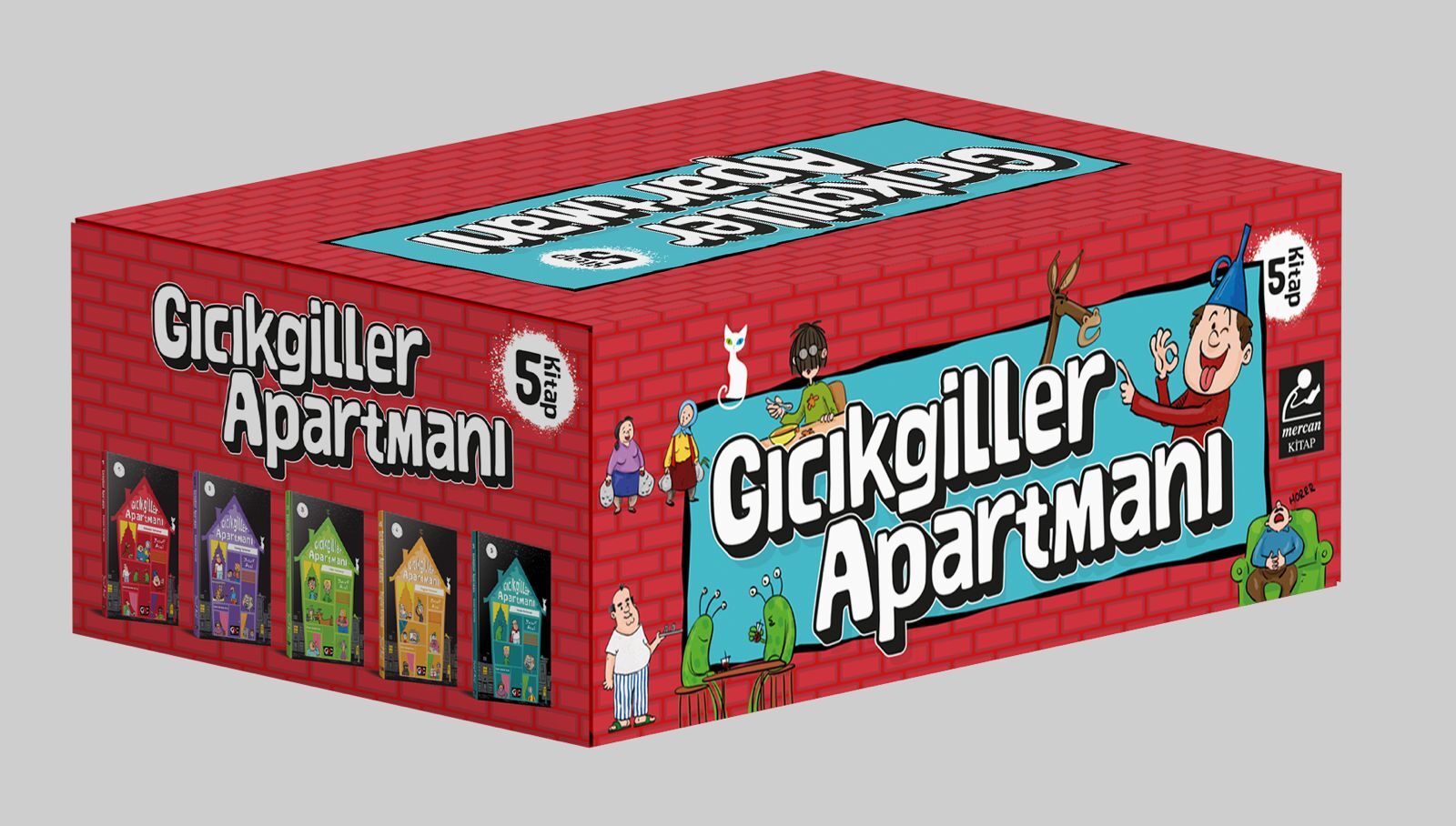 Mercan Okul Yayınları Gıcıkgiller Apartmanı Serisi Yusuf Asal - 5 Kitap