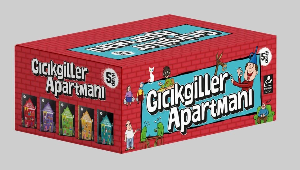Mercan Okul Yayınları Gıcıkgiller Apartmanı Serisi Yusuf Asal - 5 Kitap