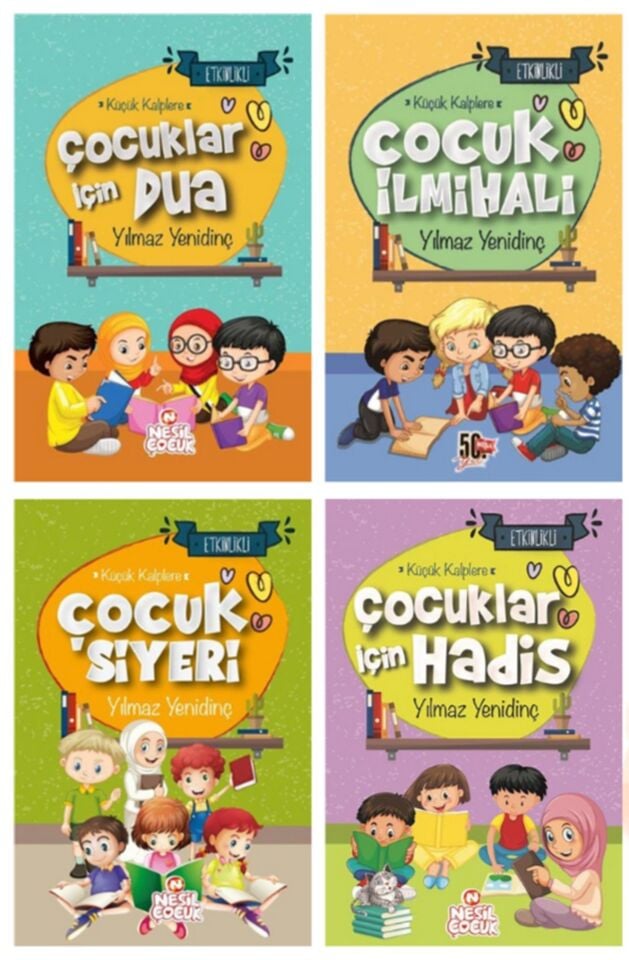 Mercan Okul Yayınları Küçük Kalplere Dini Bilgiler Seti 4 Kitap