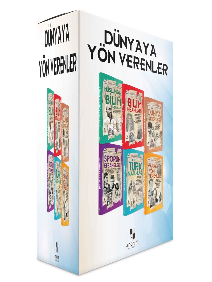 Anonim Yayıncılık Dünyaya Yön Verenler Seti  6 Kitap Takım Kitap