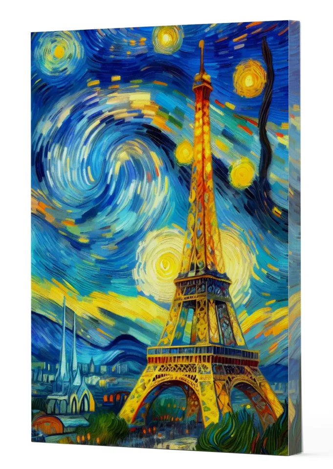 Vivago Art Van Gogh 9 Eyfel Kulesi - Defter 14x20 Cm