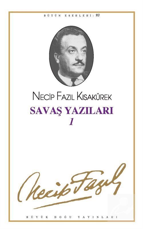 Büyük Doğu Yayınları Savaş Yazıları 1 Kod: 75
