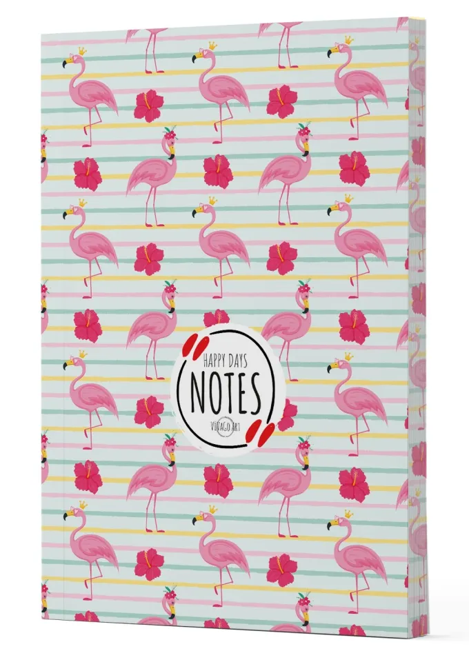 Vivago Art Flamingo 2 - Defter 14x20 Cm