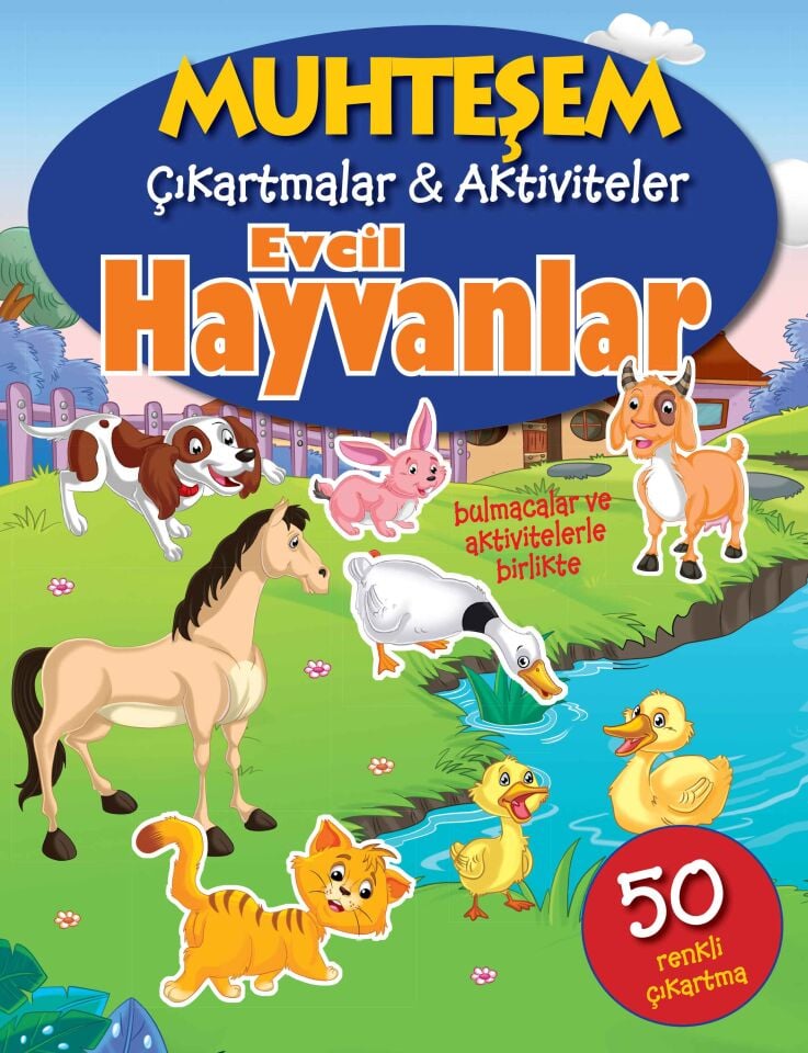 Parıltı Yayıncılık Muhteşem Çıkartmalar Aktiviteler  Evcil Hayvanlar