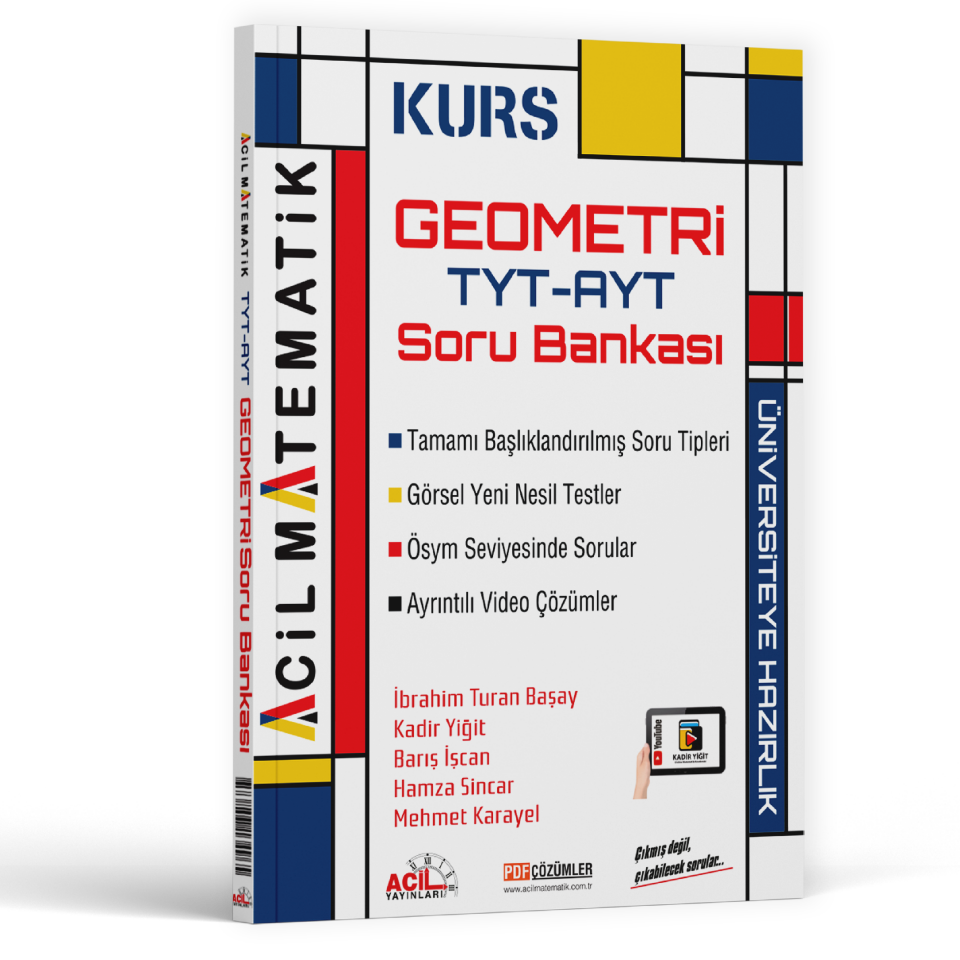 Acil Yayınları Tyt-Ayt Geometri Soru Bankası Kurs Serisi 2026