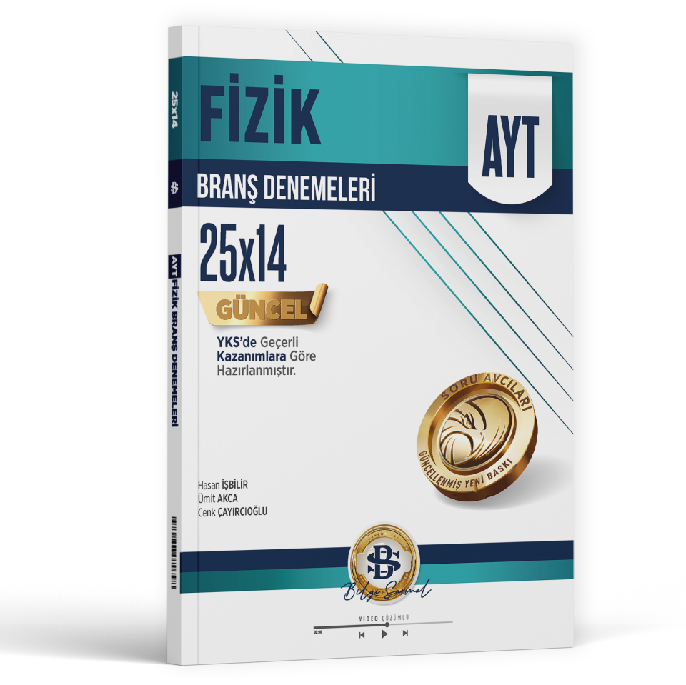 2027 Bilgi Sarmal Ayt Fizik Branş Denemeleri 25x14