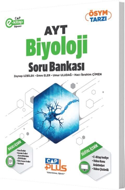 Çap Yayınları Ayt Biyoloji Soru Bankası