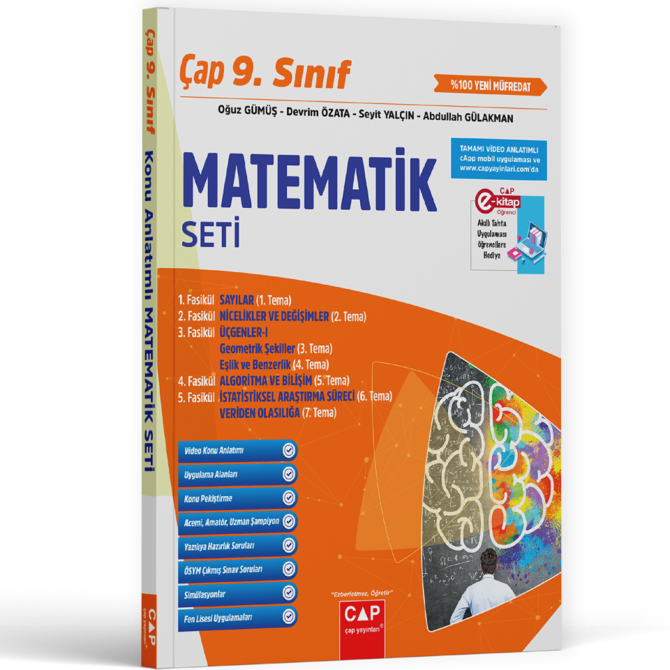 Çap Yayınları 9.Sınıf Anadolu Matematik Fasikül Seti 2026